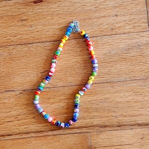 Choker beaded necklace